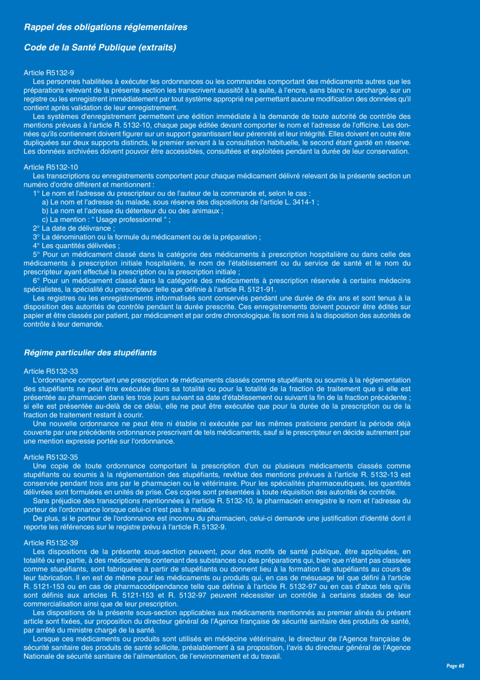 Registre Ordonnancier Des Stupéfiants 2025 - 109 Pages - Conforme Code Santé Publique - Éditions Uttscheid