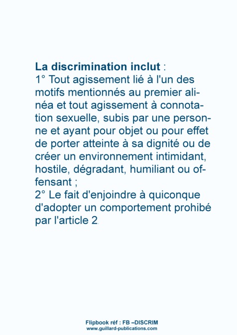 Lutte contre les discriminations
